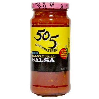 505 Southwest Salsa, Med, 16 Ounce Glass Bottle (Pack of 4) : Grocery & Gourmet Food