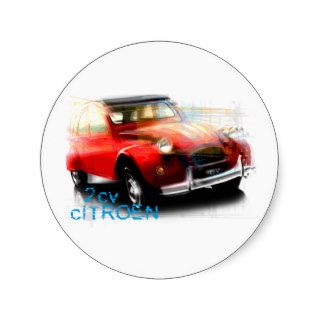 Citroen 2CV Stickers