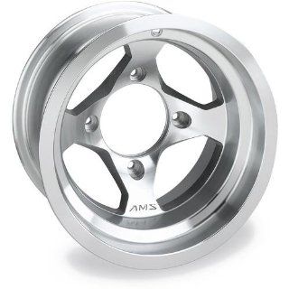 AMS Cast Aluminum UTV 12x7 Front Wheel   Machined, 4/110, 5+2 * , Material: Aluminum 0021270B MACH: Automotive