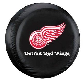 Detroit Red Wings Black Tire Cover   Standard Size : Automotive Tire Covers : Sports & Outdoors