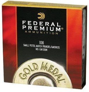 Federal GM215M Gold Medal Rifle Magazine Match Primer (100 Count), Large : Gun Ammunition And Magazine Pouches : Sports & Outdoors