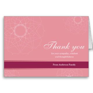 Sympathy Thank You Greeting Card