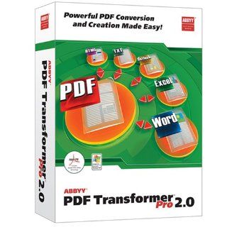 ABBYY PDF Transformer 2.0 Pro: Software