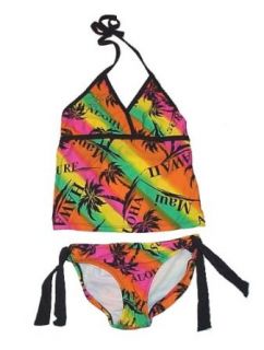 Limited Too Girls Aloha Hawaii Tankini Swimsuit, 14: Clothing