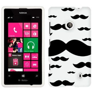 Nokia Lumia 521 Multiple Mustache Phone Case Cover: Cell Phones & Accessories