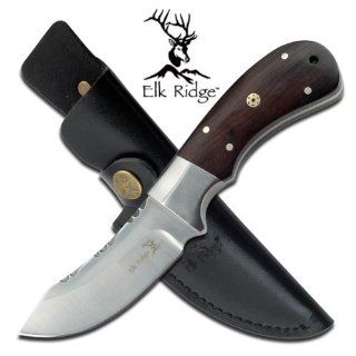 Elk Ridge ER 522BW Fixed Blade Knife, 7.5 Inch : Hunting Knives : Sports & Outdoors