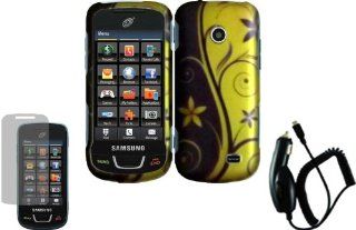 Royal Swirl Design Hard Case Cover+LCD Screen Protector+Car Charger for Samsung T528G: Cell Phones & Accessories