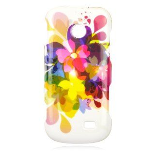 Cell Phone Case Cover Skin for Samsung T528G (Water Flowers)   Straight Talk,TracFone: Cell Phones & Accessories