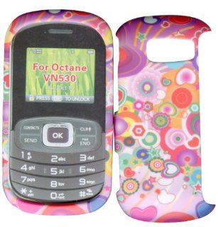 Multi Designs LG Octane VN530 Verizon Case Cover Phone Hard Cover Case Snap on Faceplates: Cell Phones & Accessories