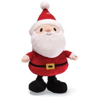 Walking SANTA CLAUS Plush Christmas Toy GUND NEW Adorable Fun he Talks: Toys & Games