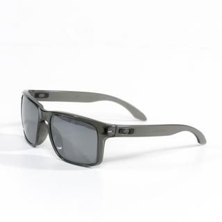 Oakley Unisex Holbrook Sunglasses In Grey Smoke With Black Iridium Lenses