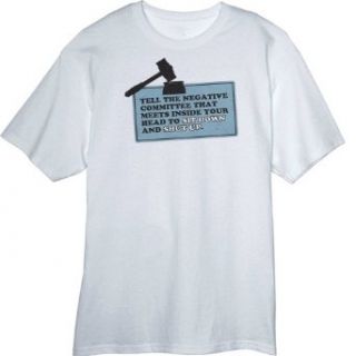 The Negative Committee Funny Novelty T Shirt Z12818: Clothing