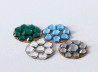 TOOGOO 1 piece of Bling Rhinestone Home Button Sticker For iPhone   silver 1pc bulk package: Cell Phones & Accessories
