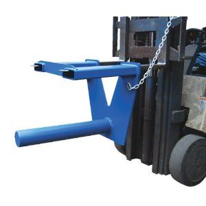Vestil CCF 48 4 Steel Inverted Coil Ram/Lifter with Fork Mounted, 3000 lbs Capacity, 48" Length x 4 1/2" Pole Diameter, Blue: Forklifts: Industrial & Scientific
