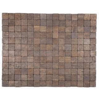Mather Dark Brown 18x30 inch Exotic Wood Mat