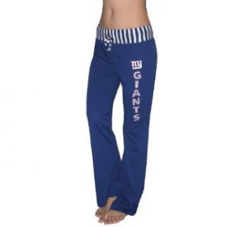 NFL New York Giants Womens Comfortable Casual wear Lounge pants / Yoga Pants   Royal Blue (Size: XL): Clothing