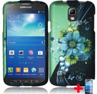 Samsung Galaxy S4 Active i537SUBLIME FLOWER HARD PLASTIC MOBILE PHONE CASE + SCREEN PROTECTOR, FROM [TRIPLE8ACCESSORIES]: Cell Phones & Accessories