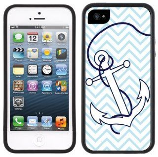 Anchor Chevron Handmade iPhone 5 Black Bumper Plastic Case: Cell Phones & Accessories