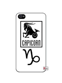 Capricorn Sign Zodiac Horoscope Symbol iPhone 4 Quality Hard Snap On Case for iPhone 4 4S 4G   AT&T Sprint Verizon   Black Frame: Cell Phones & Accessories