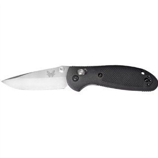 556 Benchmade Pardue Mini Griptilian Manual Folding Knife, Black Handle, Plain Edge Satin Blade : Folding Camping Knives : Sports & Outdoors