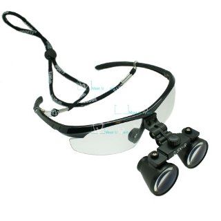 Dental Lab Surgical Medical Binocular Eye Loupe Glass 2.5x Amplification Magnifier: Health & Personal Care