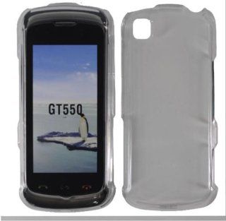 Clear Hard Case Cover for LG Encore GT550 Shine Touch KM555: Cell Phones & Accessories