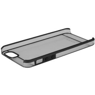 Macally CURVE5B Hardshell Case with Soft Edges for iPhone 5   1 Pack    Retail Packaging   Black/Clear: Cell Phones & Accessories