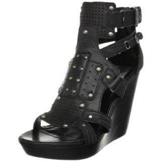 DV by Dolce Vita Women's TAIZ Wedge Sandal, Black, 8 M US: Shoes