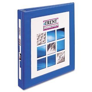 Averyamp;reg;   Framed View Binder With Slant Rings, 1/2amp;quot; Capacity, Royal Blue   Sold As 1 Each   Clean, elegant border on front panel perfectly frames and centers title page for a professional look. : Office Products