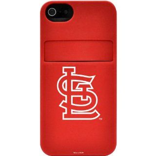 St. Louis Cardinals iPhone 5 Silicone Soft Case with Card Pocket   Tribeca Sports & Outdoors