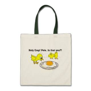 Holy Crap Pete, is that you? Tote Bags 