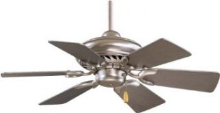 Minka Aire F562 BS 32" 6 Blades in Brushed Steel Finish w/Silver Blades Supra   Ceiling Fans  
