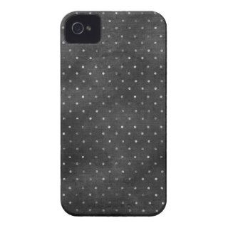 Vintage black and white polka dots pattern iPhone 4 case