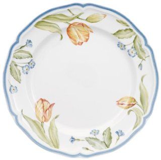 Villeroy & Boch Flower Dream Tulip 10 1/4 Inch Dinner Plate: Kitchen & Dining