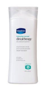 Vaseline Intensive Rescue Clinical Therapy Body Lotion, Unfragranced, 6.8 Ounce Bottle (Pack of 3) : Vaseline Intensive Rescue Repairing Moisture Lotion Fragrance Free : Beauty
