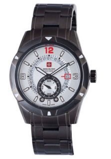 Swiss Military Calibre 06 5R5 04 001  Watches,Mens Revolution Silver Dial Grey Stainless Steel, Casual Swiss Military Calibre Quartz Watches