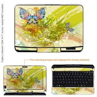 Protective Decal Skin Sticker for Fujitsu Lifebook T580 case cover T580 100: Electronics