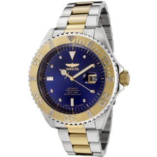 Invicta Men's 0456 Pro Diver Collection Automatic 18k Gold Plated and Stainless Steel Watch: Invicta: Watches