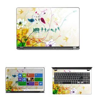 Decalrus   Decal Skin Sticker for Acer Aspire V7 582P with 15.6" Touchscreen (NOTES: Compare your laptop to IDENTIFY image on this listing for correct model) case cover wrap V7 582P 76: Computers & Accessories