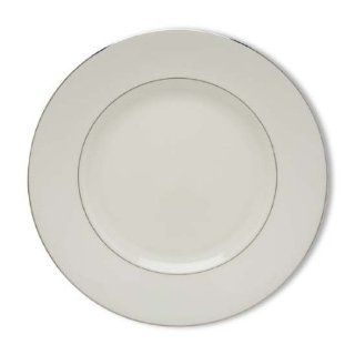 Lenox Tribeca Platinum Banded Bone China Dinner Plate: Kitchen & Dining