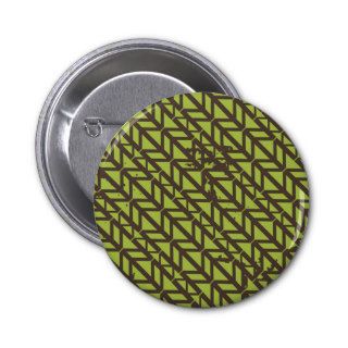 Triangle Tire Track pattern Pinback Button