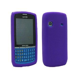 Purple Soft Silicone Gel Skin Cover Case for Samsung Replenish SPH M580: Cell Phones & Accessories