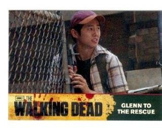 The Walking Dead trading card 2011 AMC Cryptozic #30 Glenn: Entertainment Collectibles