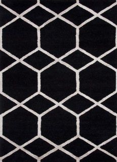Addison and Banks AMZ_CT0278 Modern Geometric Pattern Wool/Silk Hand Tufted Rug, 2 by 3 Inch  