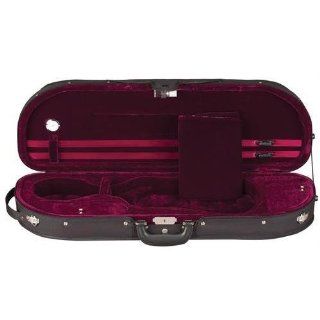 Heritage Go Violin Case Black Exterior with Red Interior 4/4 Size: Musical Instruments