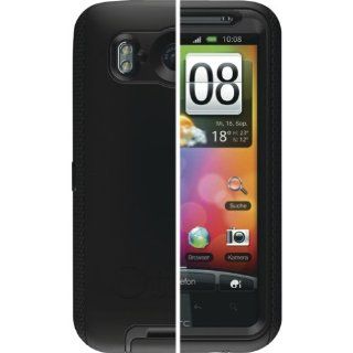 OtterBox Defender Series Hybrid Case and Holster for HTC Desire   1 Pack   Retail Packaging   Black Cell Phones & Accessories