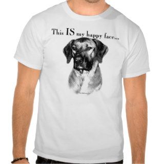 Rhodesian Ridgeback Happy Face T Shirt