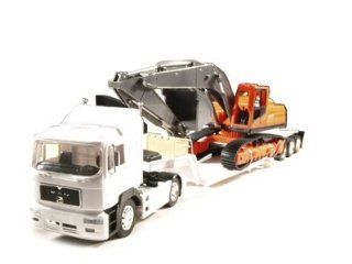 1:32 Man 19.603 FLS Construction Truck Trailer Diecast: Toys & Games