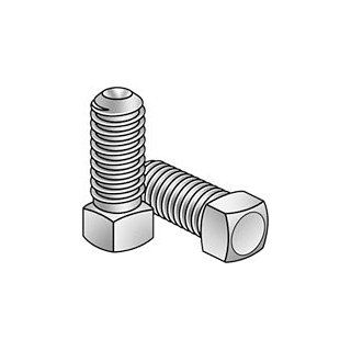 7/16 14x3/4 Square Hd Set Screw Cup Pt UNC Case Hardened Steel / Plain Finish, Pack of 600 Ships FREE in USA: Industrial & Scientific