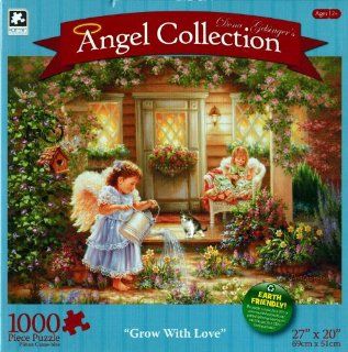 Dona Gelsinger's Angel Collection Jigzaw Puzzle   "Grow With Love": Toys & Games